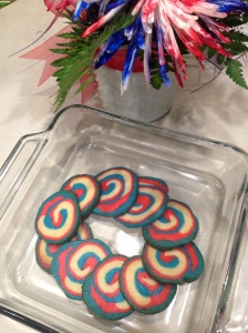 Pinwheel cookie platter